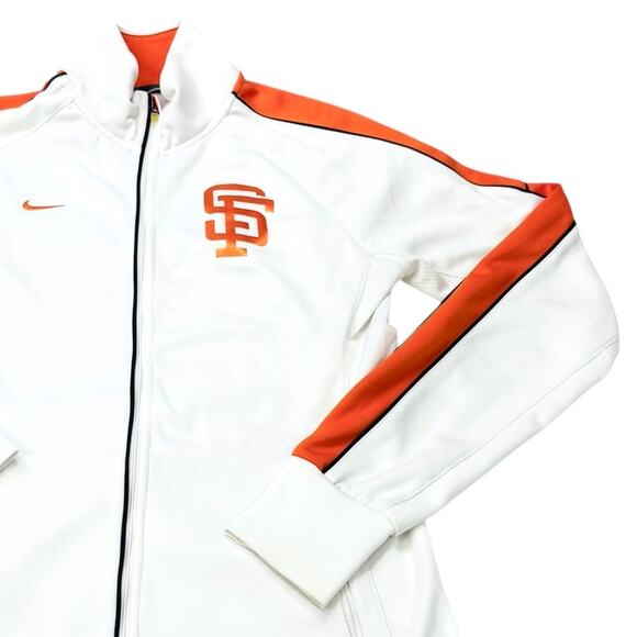 Nike SF Giants White Full-Zip Jacket - Women's M - Picture 4 of 4